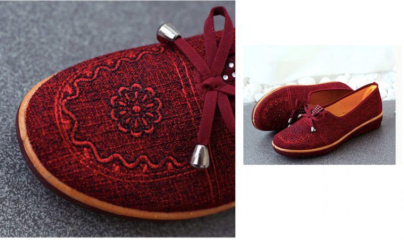 Tender Dames Loafer Schoenen - Rood