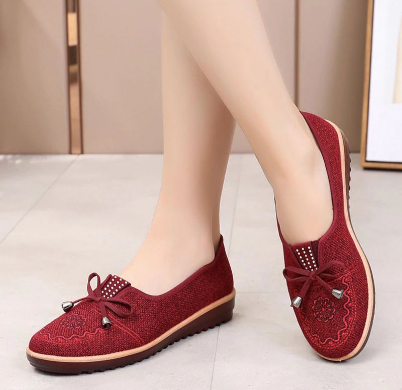 Tender Dames Loafer Schoenen - Rood