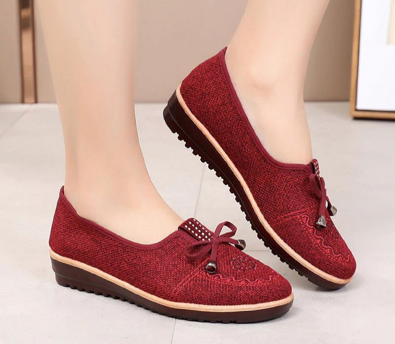 Tender Dames Loafer Schoenen - Rood