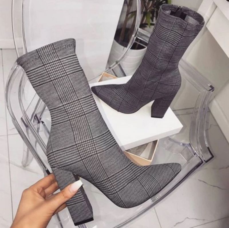 Teo Dames Dress Boots - Grijs