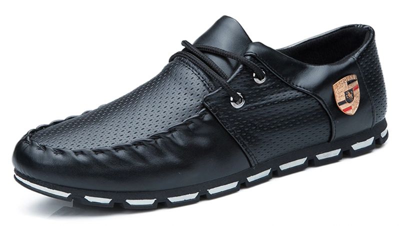 Teodoro Heren Loafers Casual Schoenen - Zwart