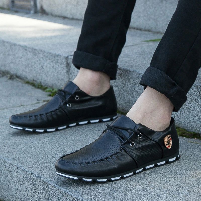 Teodoro Heren Loafers Casual Schoenen - Zwart