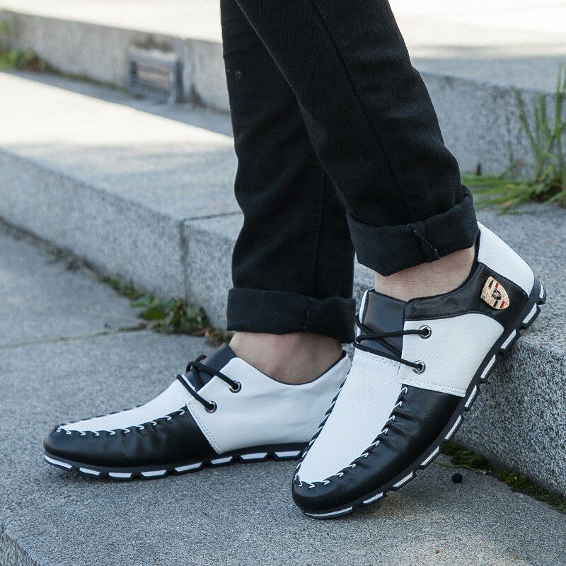 Teodoro Heren Loafers Casual Schoenen - Zwart