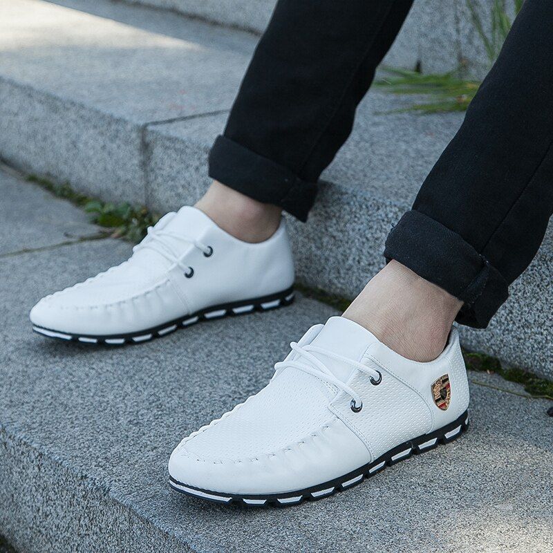 Teodoro Heren Loafers Casual Schoenen - Zwart
