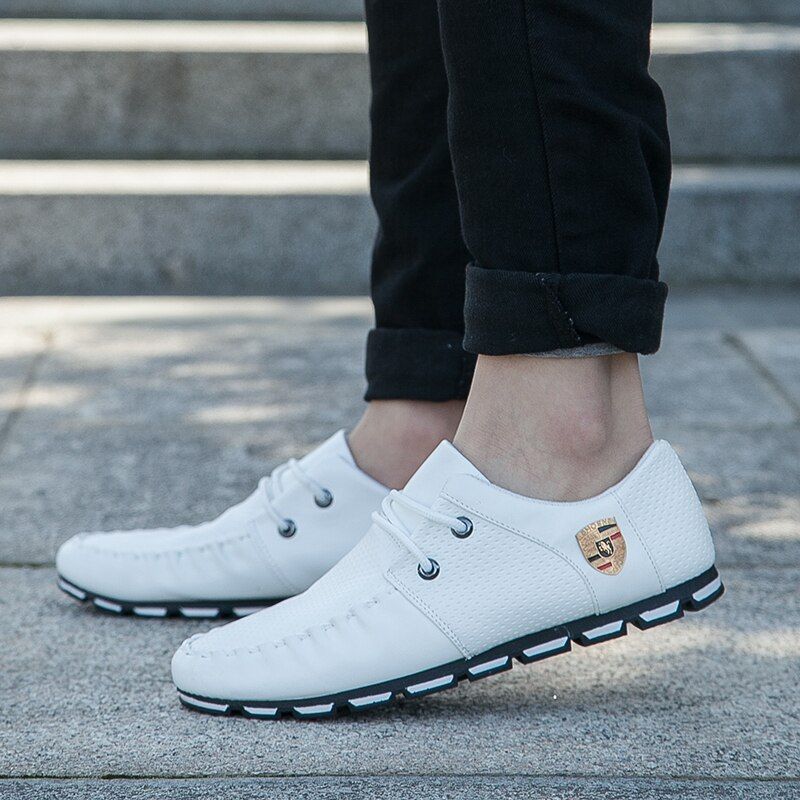 Teodoro Heren Loafers Casual Schoenen - Zwart