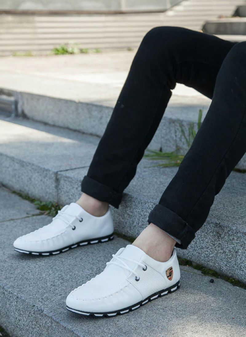 Teodoro Heren Loafers Casual Schoenen - Zwart