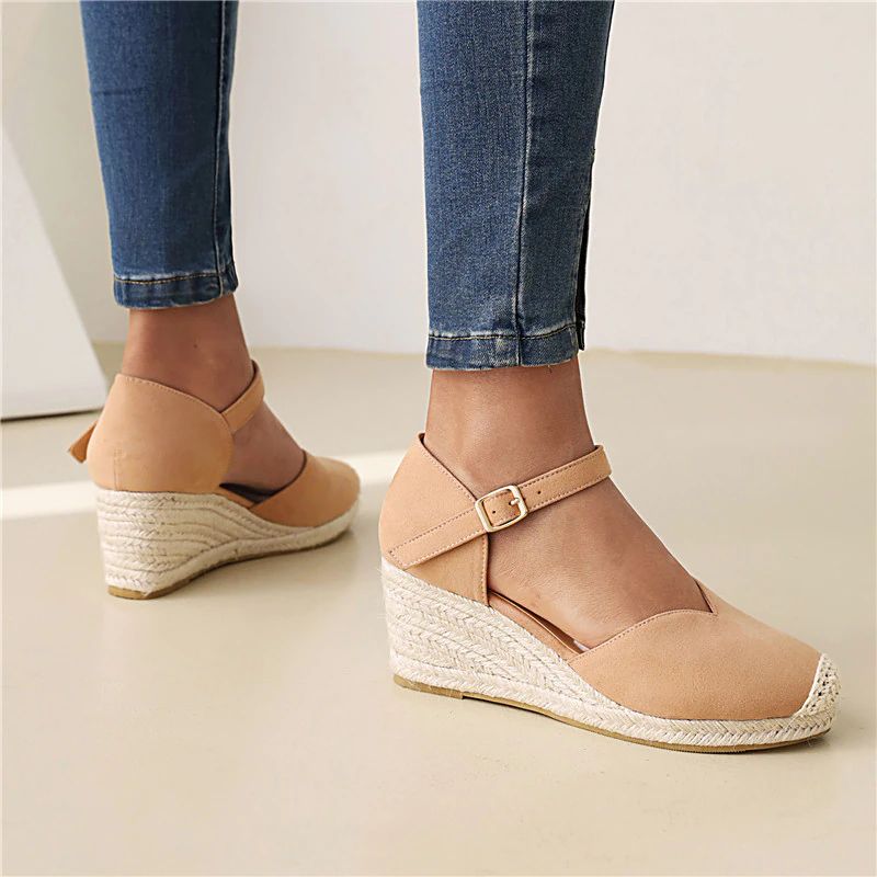 Tere Dames Mode Wedge Schoenen - Roze