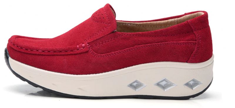 Tessa Dames Air Cushion Platformschoenen - Rood
