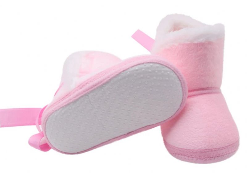 Tezza Baby Meisjes Warme Laarzen - Rood Bont