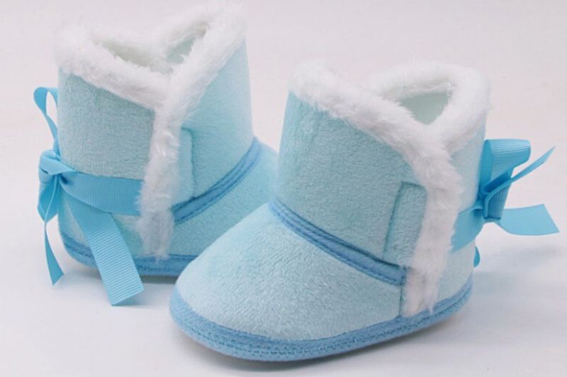 Tezza Baby Meisjes Warme Laarzen - Rood Bont