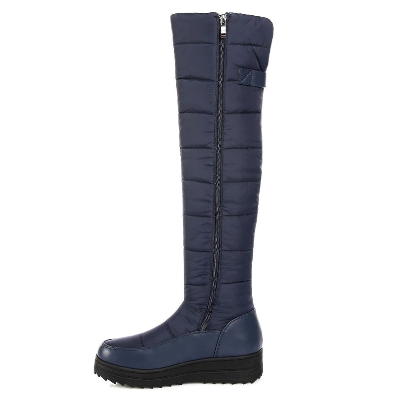 Tiago Dames Over De Knie Sneeuw Laarzen - Blauw