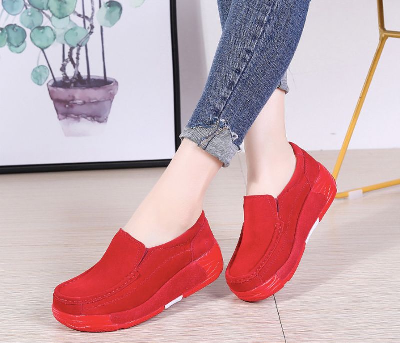 Tifa Dames Platform Schoenen - Rood