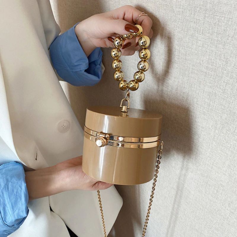 Timon Dames Mini Schouder Handtas - Beige