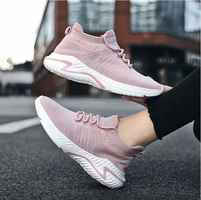 Timy Unisex Hardloopsneaker Voor Heren - Zwart Wit
