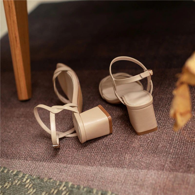 Tina Dames Sandaal - Beige