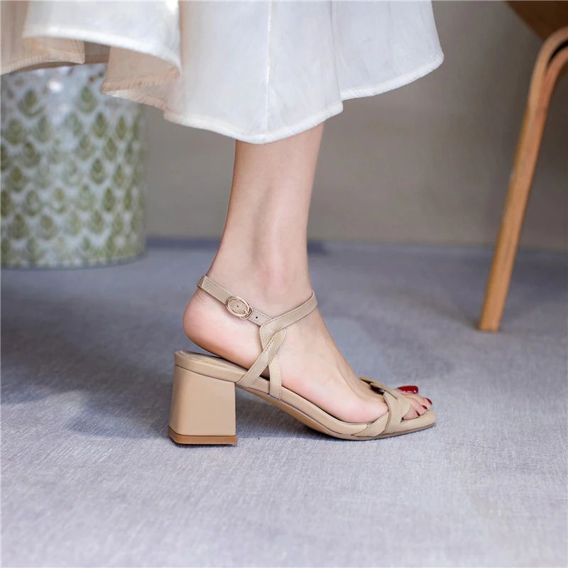 Tina Dames Sandaal - Beige