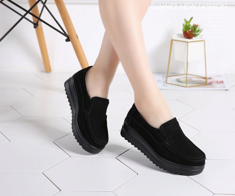 Tirsa Dames Platform Schoenen - Blauw