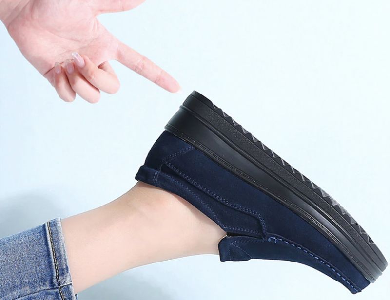 Tirsa Dames Platform Schoenen - Blauw