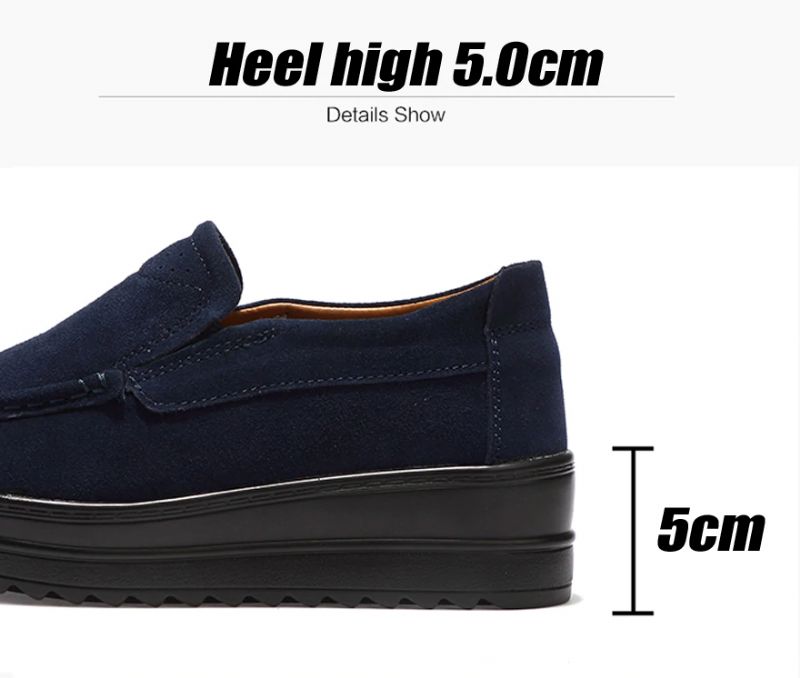 Tirsa Dames Platform Schoenen - Blauw
