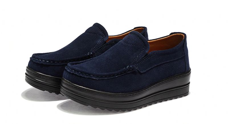 Tirsa Dames Platform Schoenen - Blauw