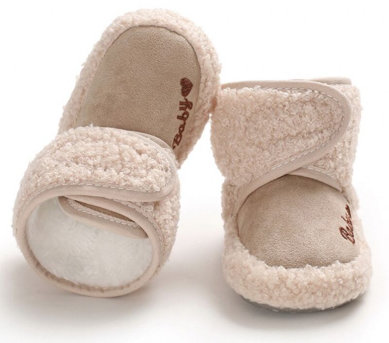 Titan Unisex Kinder Warme Laarzen - Beige Bont