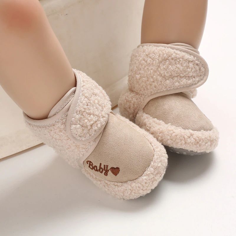 Titan Unisex Kinder Warme Laarzen - Beige Bont