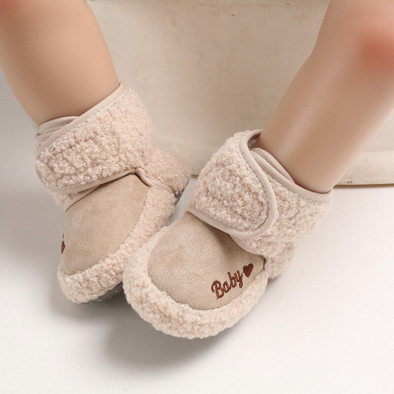 Titan Unisex Kinder Warme Laarzen - Beige Bont