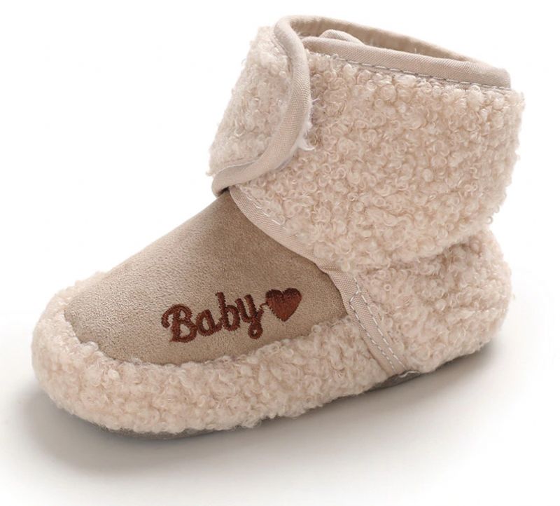 Titan Unisex Kinder Warme Laarzen - Beige Bont
