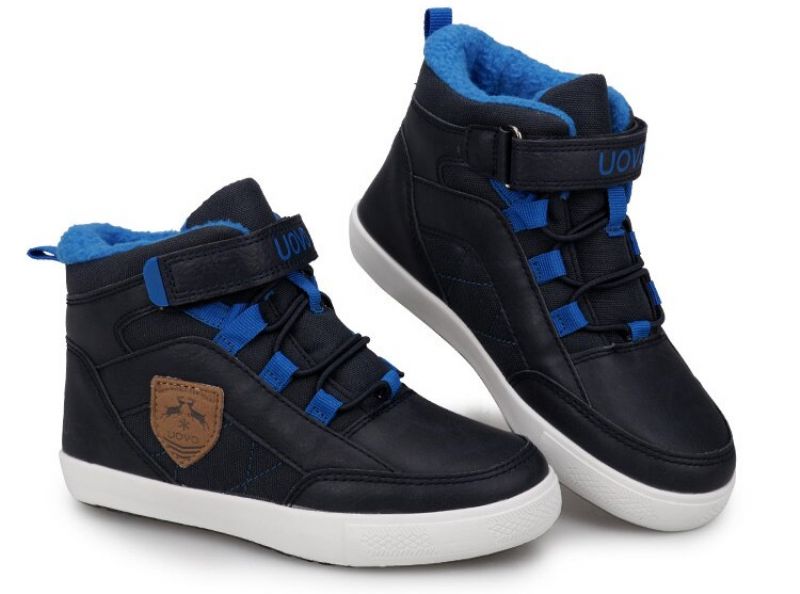 Tobias Jongens Casual Sneaker - Zwart Bont