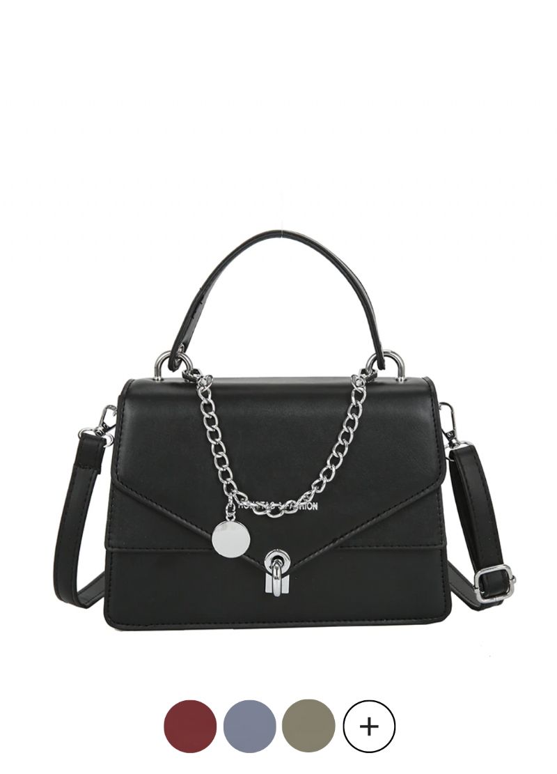 Tonino Dames Hoogwaardig Leer Met Ketting Korte Handtas