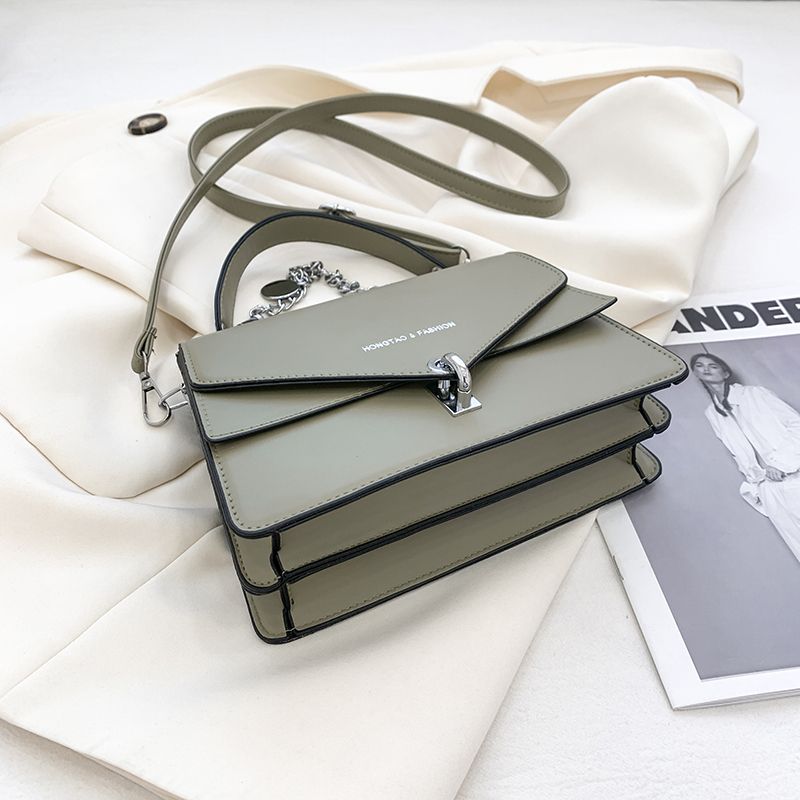 Tonino Dames Hoogwaardig Leer Met Ketting Korte Handtas - Zwart