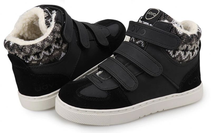 Torrez Unisex Warme Sneaker Voor Kinderen - Zwart Bont