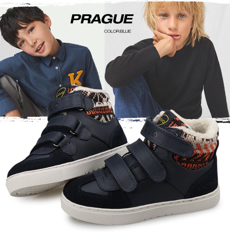 Torrez Unisex Warme Sneaker Voor Kinderen - Zwart Bont