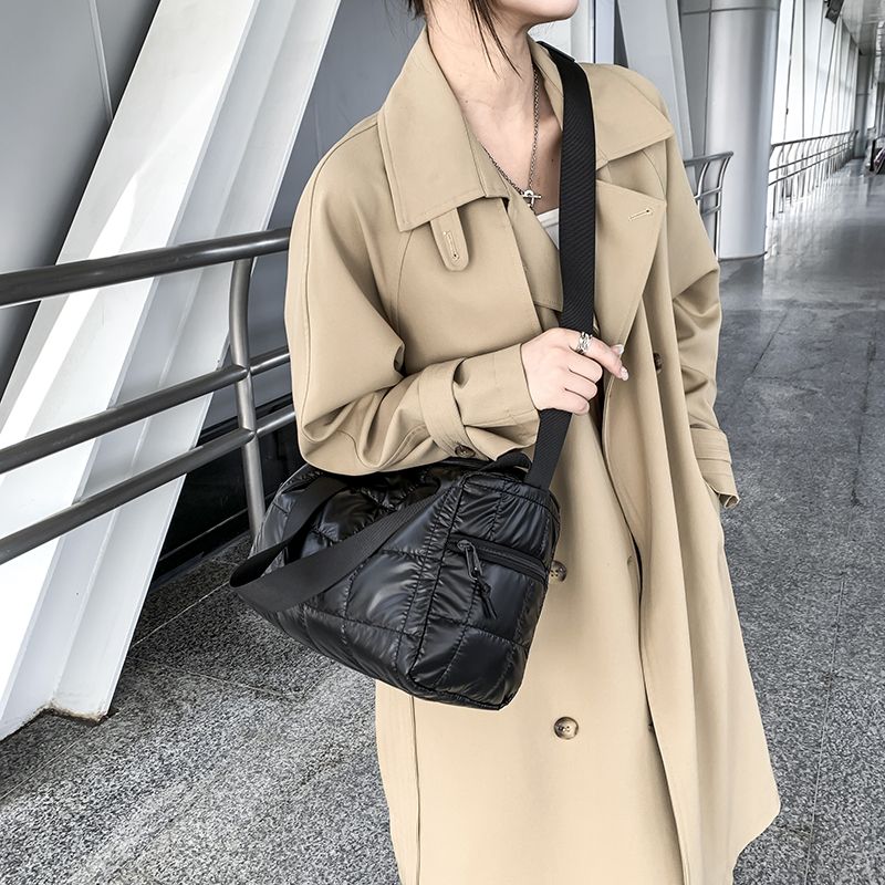 Torys Dames Nylon Crossbody Handtas - Zwart