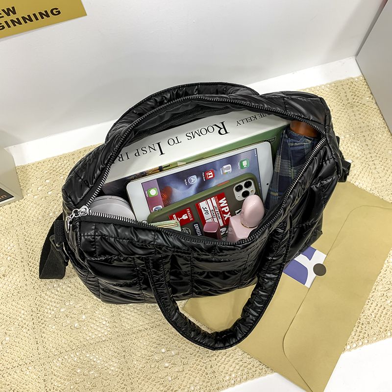 Torys Nylon Crossbody Handtas Voor Dames - Zwart