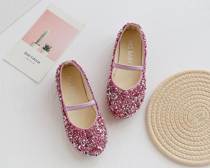 Tracy Meisjes Platte Schoenen - Zilver