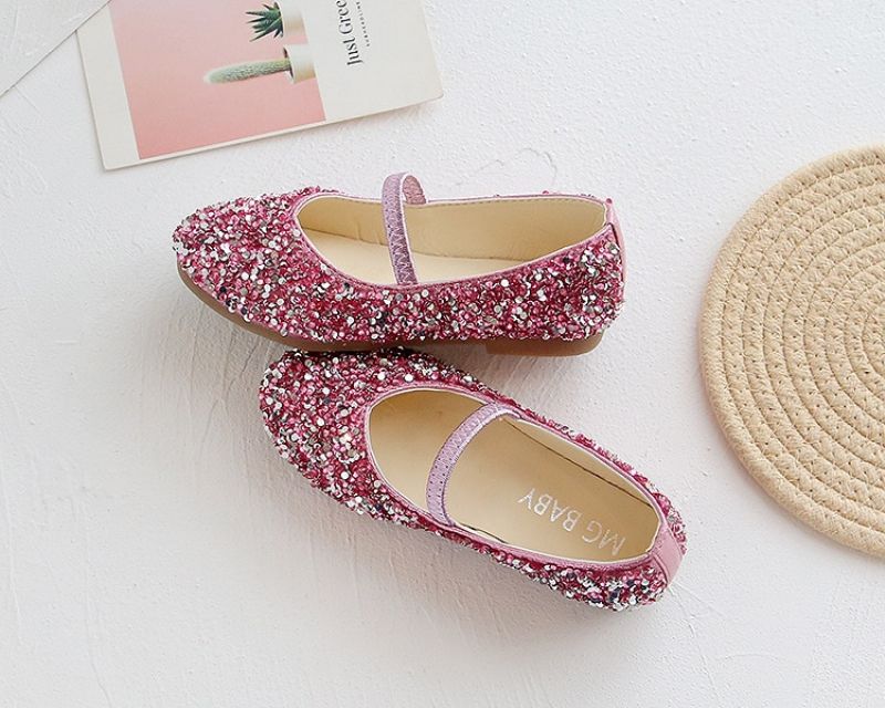 Tracy Meisjes Platte Schoenen - Zilver