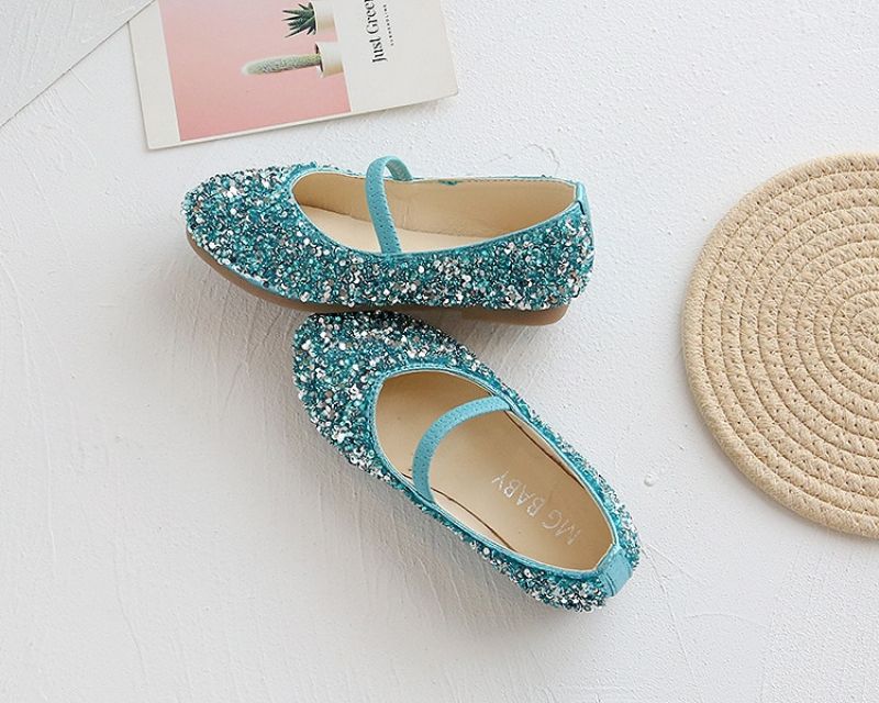 Tracy Meisjes Platte Schoenen - Zilver