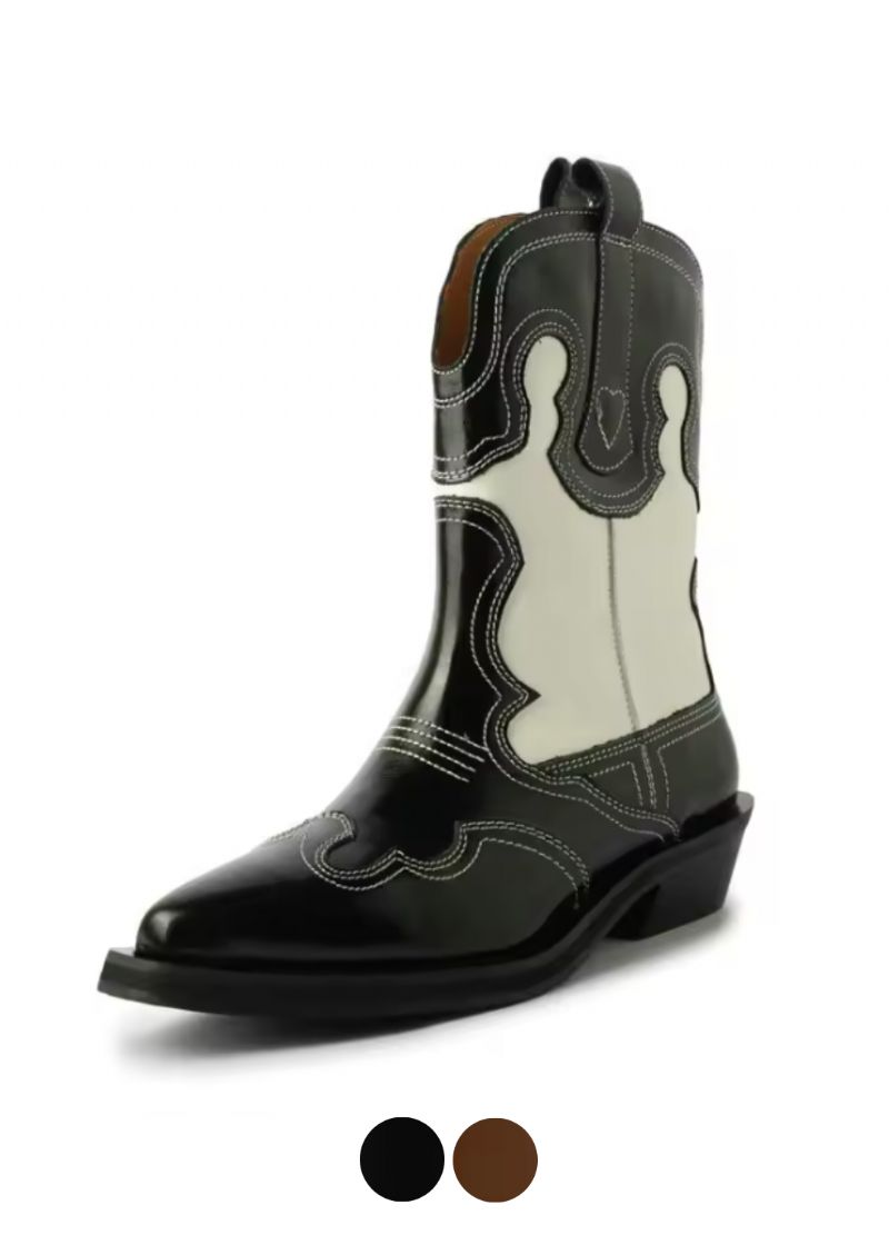 Triana Leren Mid-calf Western Laarzen