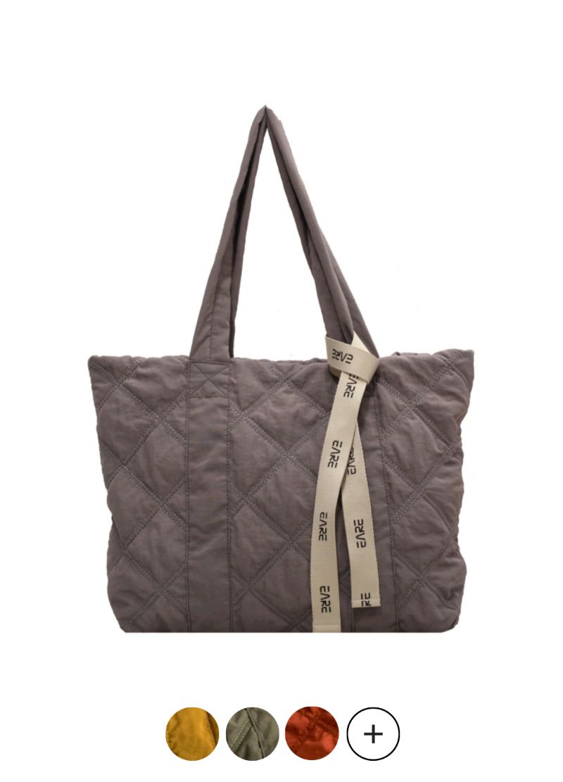 Trillo Dames Gewatteerde Nylon Handtas