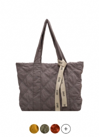 Trillo Dames Gewatteerde Nylon Handtas