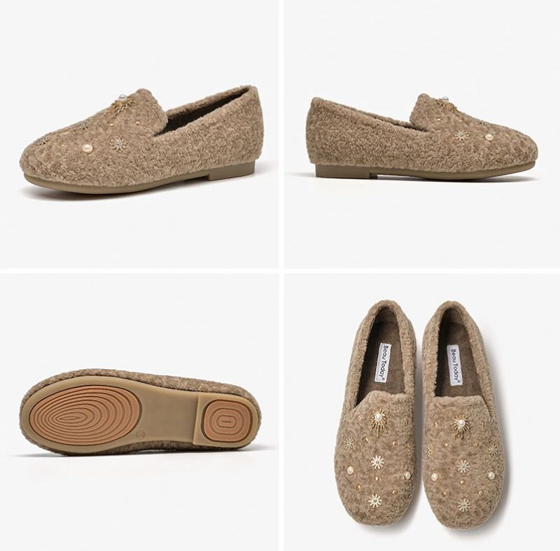 Trina Dames Loafer Schoenen - Bruin