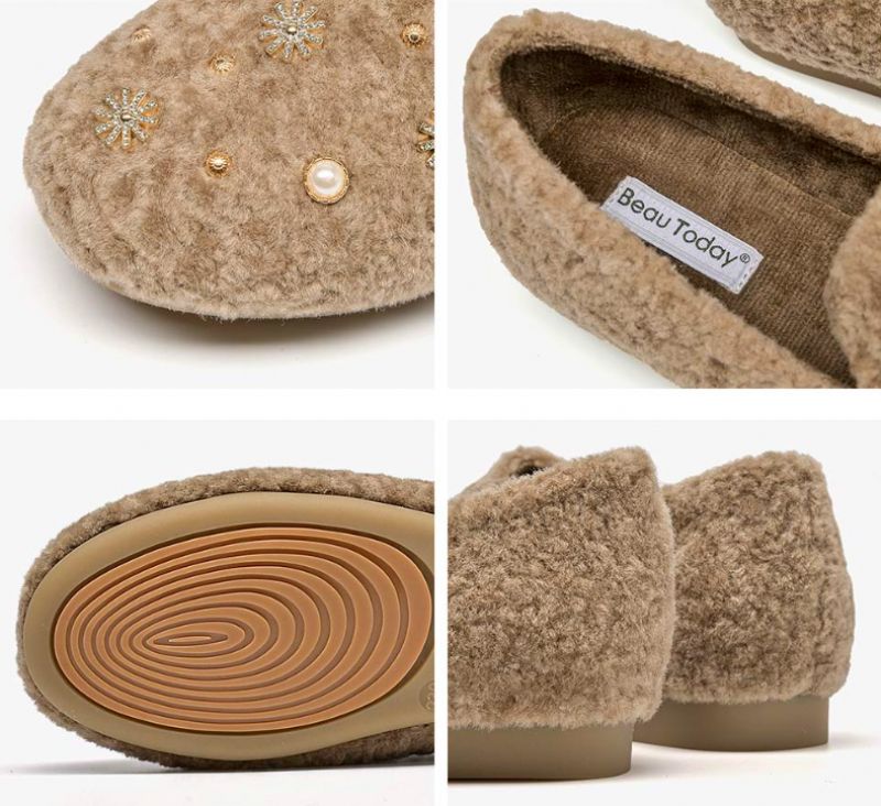 Trina Dames Loafer Schoenen - Bruin