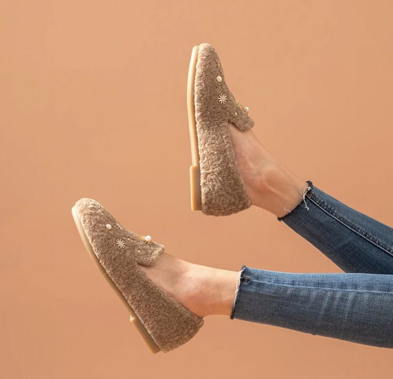 Trina Dames Loafer Schoenen - Bruin