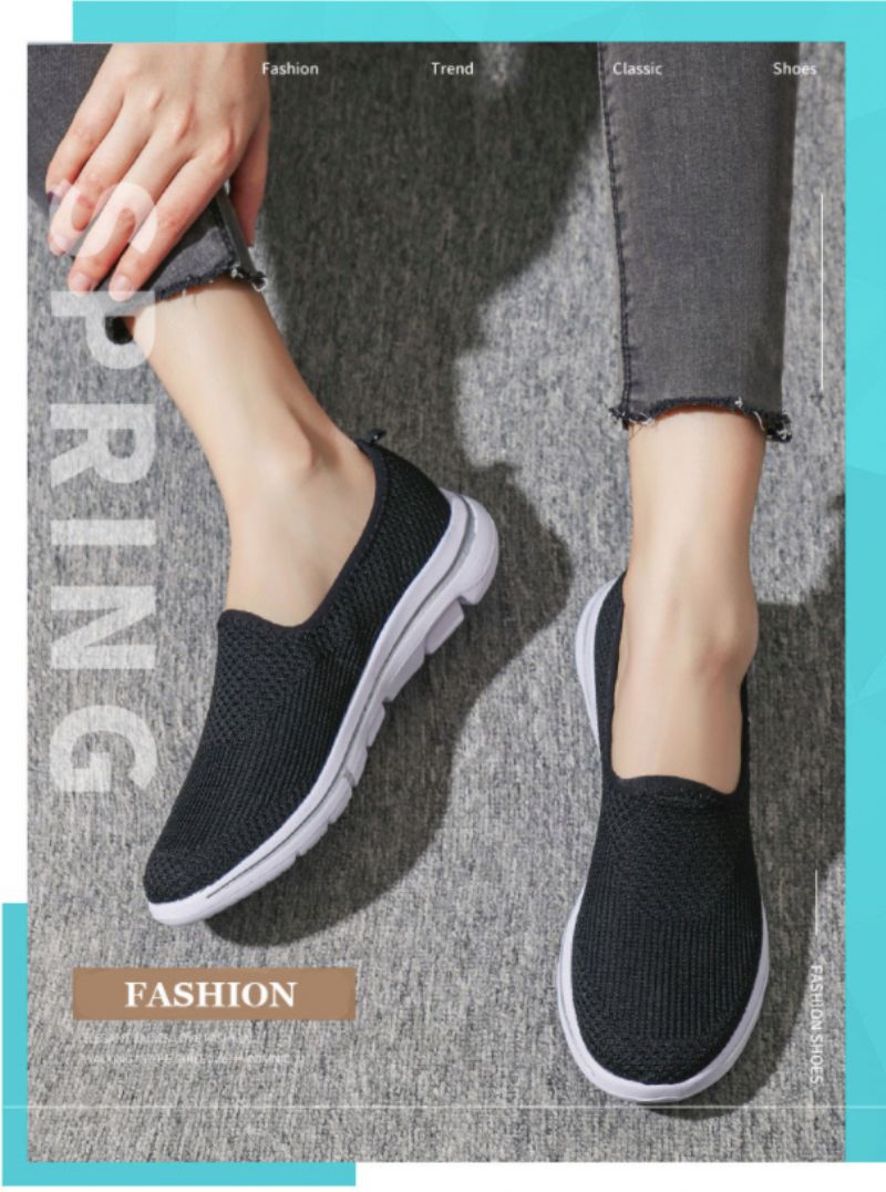 Trina Dames Slip-on Schoenen - Blauw1