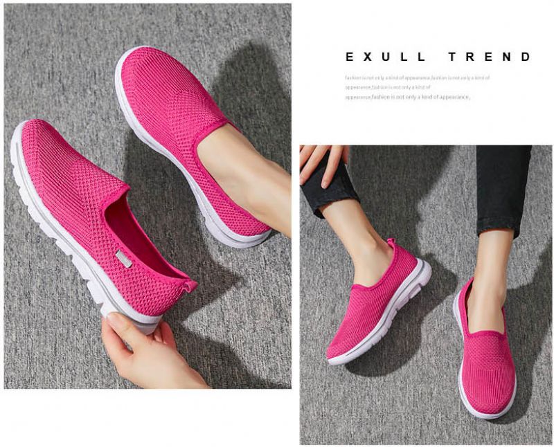 Trina Dames Slip-on Schoenen - Blauw1