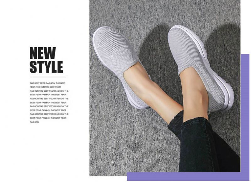 Trina Dames Slip-on Schoenen - Blauw1