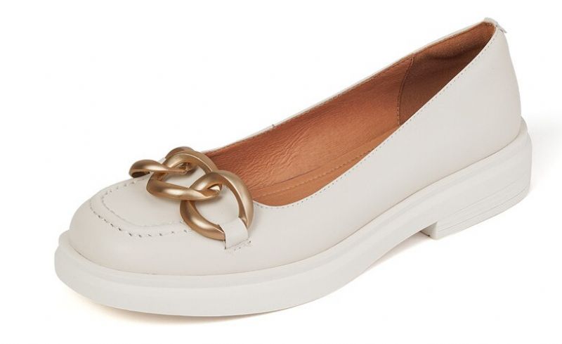 Trina Platte Kettingschoenen Voor Dames - Zwart