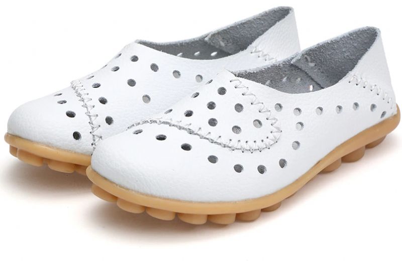 Trinidad Dames Loafer Schoenen - Wit
