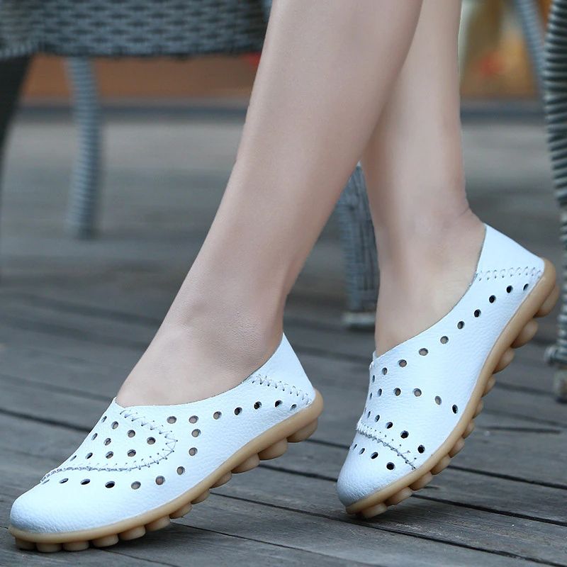 Trinidad Dames Loafer Schoenen - Wit